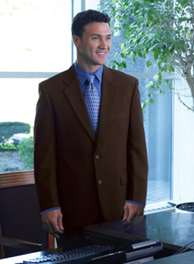 brown blazer